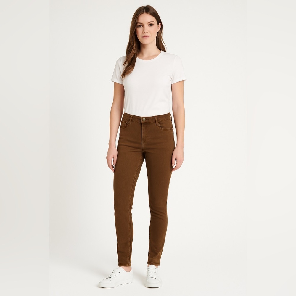 Promod Boutique Française Brown Skinny Pants (Approx. Size 29/31)